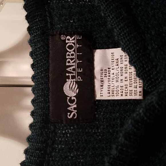 Sag Harbor green wool Blazer jacket - Picture 2 of 4